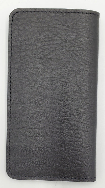 Leather Checkbook Holder/Wallet - Celtic Knot