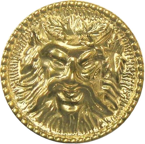 Lion’s Head Victorian Style Knob in Cast Brass 1-5/16” - Annabel Bleu