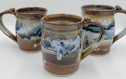 Liscom Hill Pottery - Black and Blue Landscape Mug