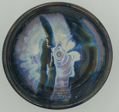 Liscom Hill Pottery - Black and Blue Miso Bowl