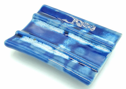 Liscom Hill Pottery - Cobalt Soap Dish
