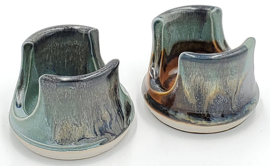 Liscom Hill Pottery - Seafoam Landscape Sponge Holder