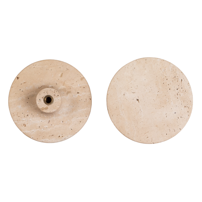 Luna Travertine Pull Door Handle Set - Small