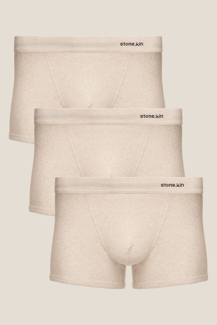 Boxer Brief 3 Pack / Bone Stone.kin