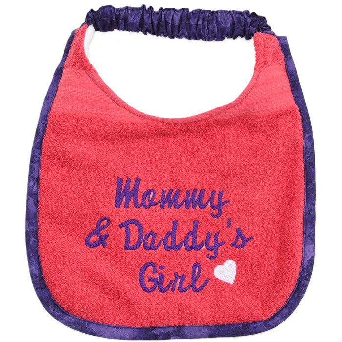 Mommy & daddy's girl, Drool Bib