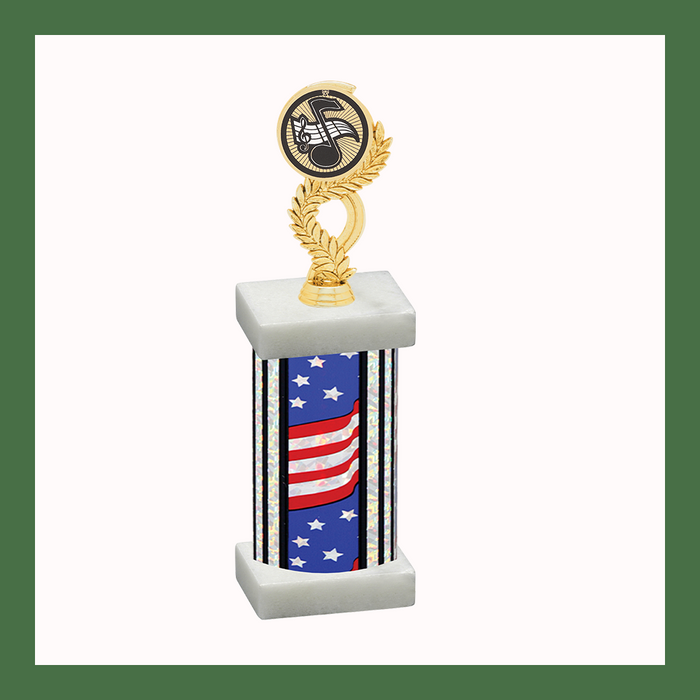 Music, Performing Arts, & Fine Arts Mylar Column Trophy