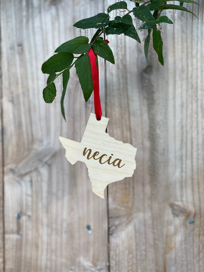 Necia Texas Ornament