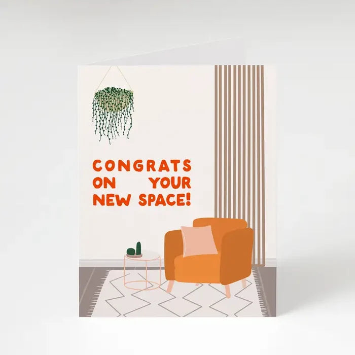 New Space Greeting Card