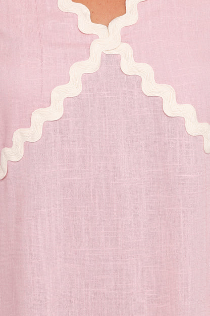 Lark Mini Dress - Pink