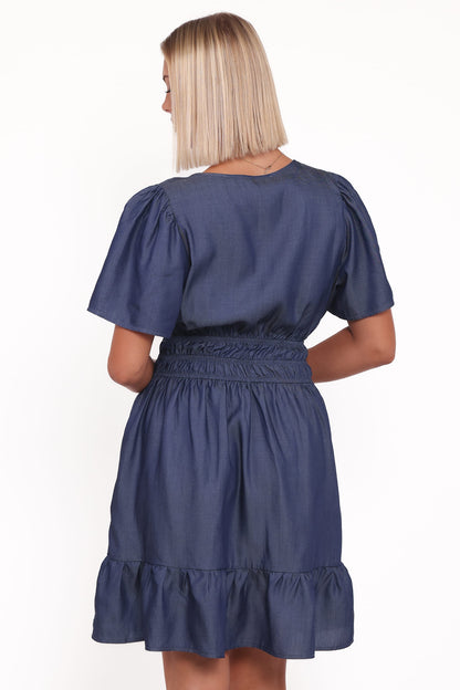 Morwenna Mini Dress - Chambray