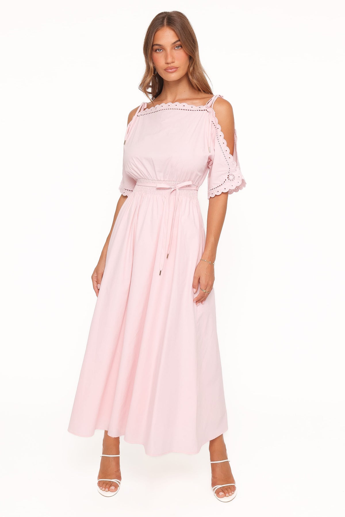 Nellie Midi Dress - Petal Pink