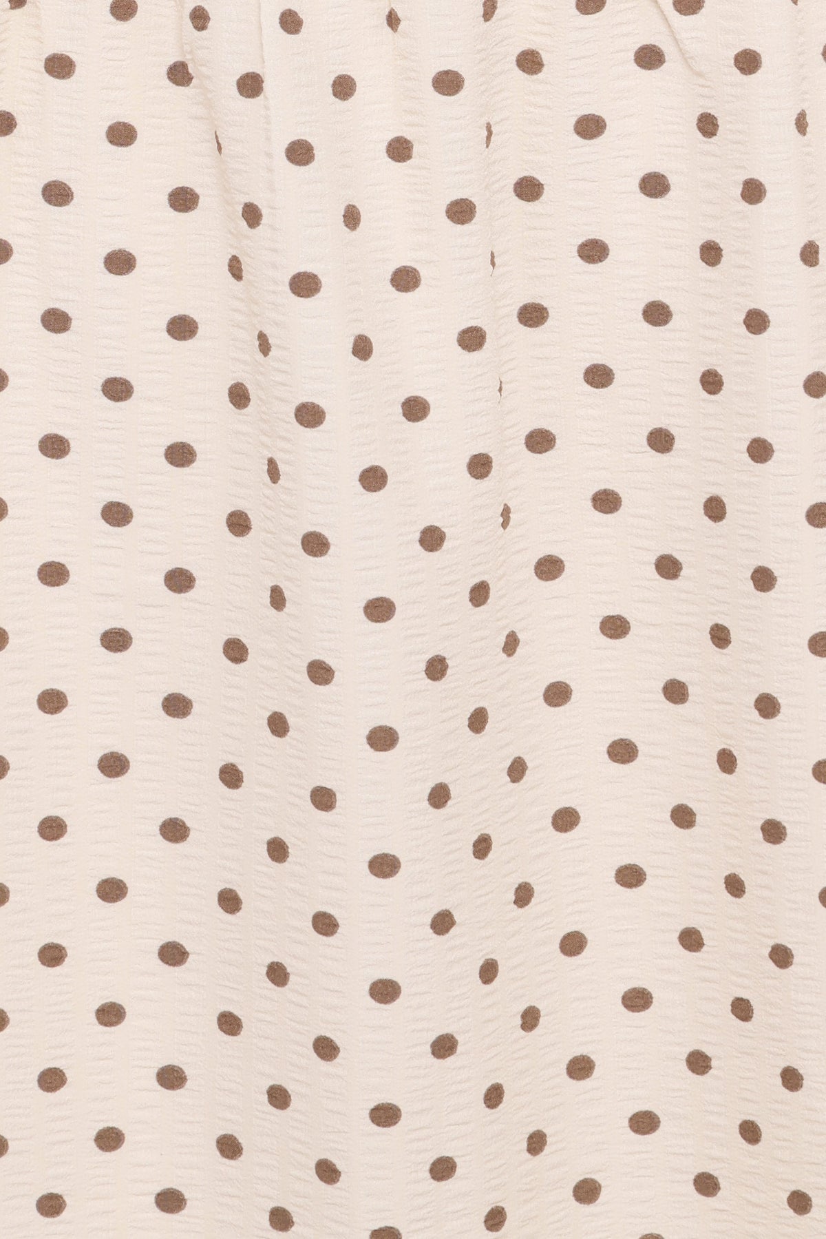 Sophina Midi Dress - Brown Polka Dot