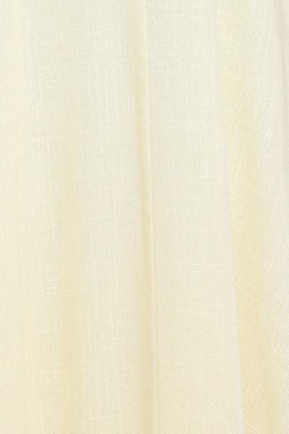 Valara Tie Shoulder Maxi Dress - Butter Yellow