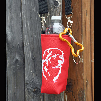 Pyrenees Water Bottle Holder - red/white
