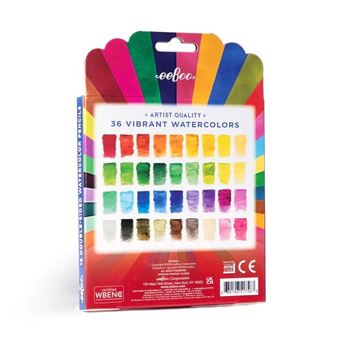 Rainbow Watercolor Pencils - 18ct