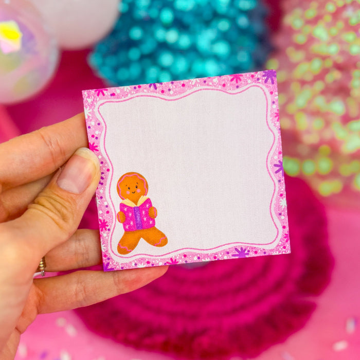 Reading Gingerbread Sticky Notes 3" x 3"