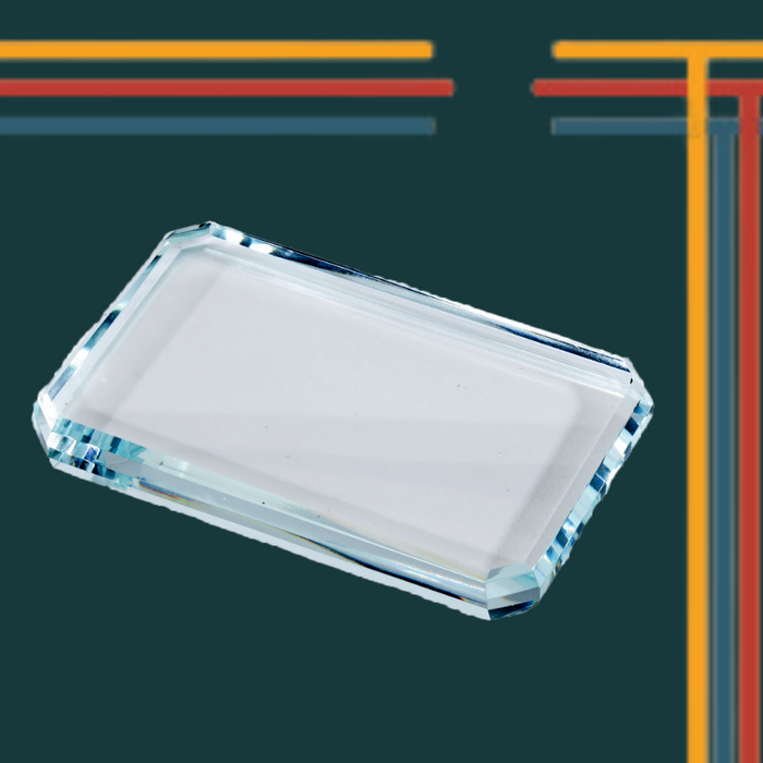 Rectangular Crystal Paperweight