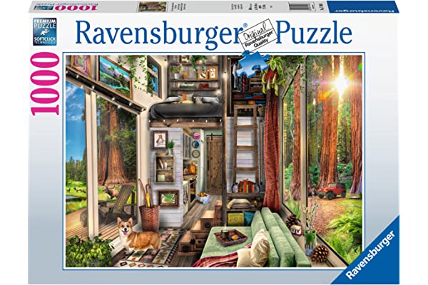 Redwood Forest Tiny House - 1000 Piece Puzzle