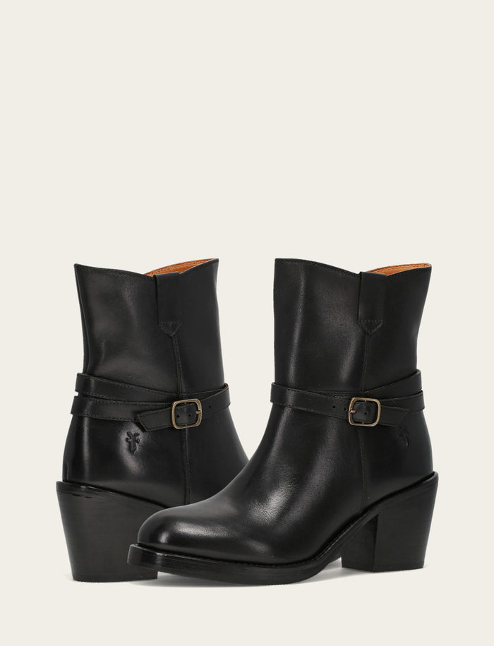 Rylee Belted Inside Zip - Black - Pair