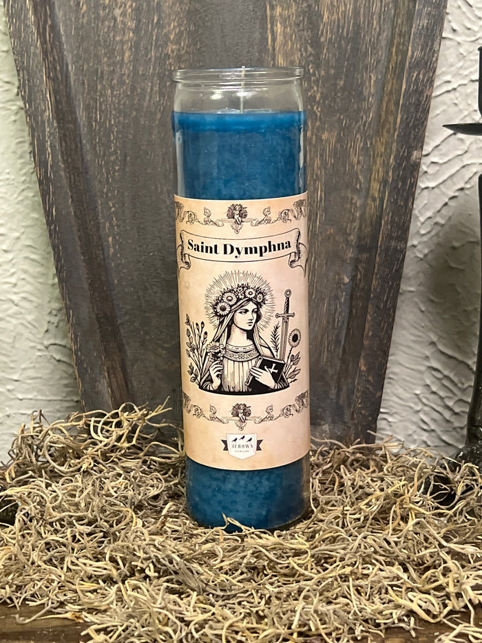 Saint Dymphna 7 Day Fixed Candle
