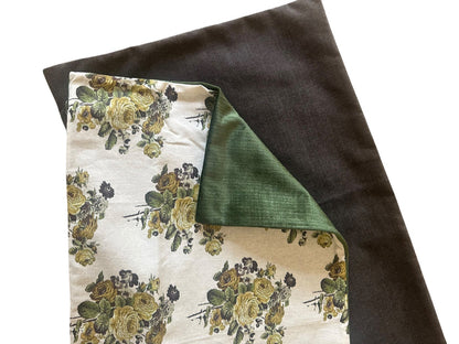 Sale: 16x24 Citrine Rose Floral Pillow Cover