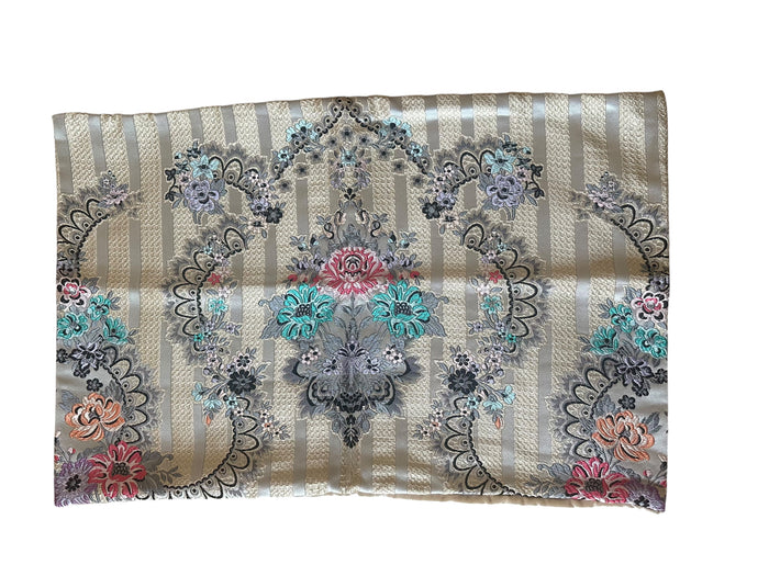 Sale: 16x24 Spanish Brocade Floral Pillow Cover