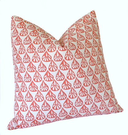 Sale: Coral 16x16 Pillow Covers - Annabel Bleu