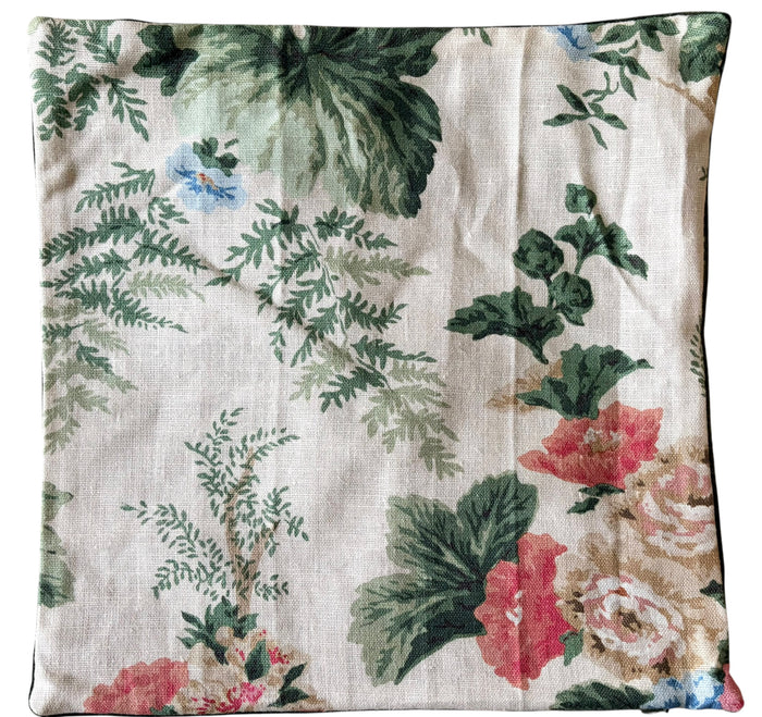 Sale: Schumacher Floral Pillow Cover - Annabel Bleu