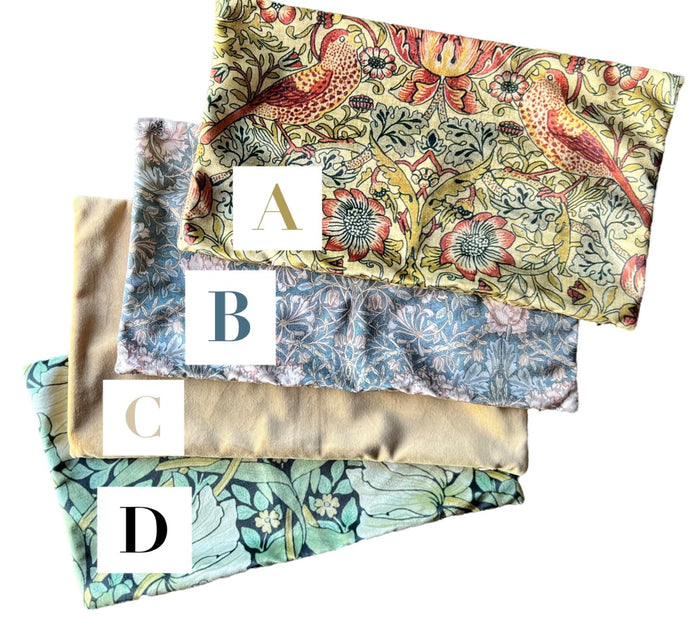 Sale: William Morris Velvet Pillow Covers / Lumbar Cover / Velvet Pillow Cover - Annabel Bleu