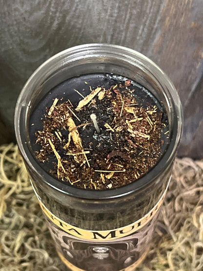 Santa Muerte (Black Robe) 7 Day Fixed Candle