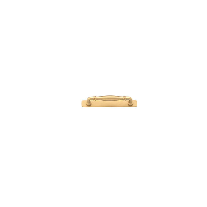 Brushed Brass / 128 mm / With Backplate