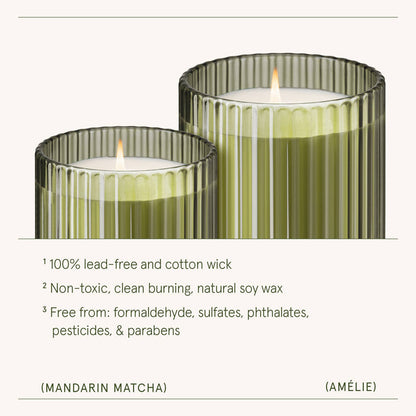 Scented Candle - Mandarin Matcha - 11oz | La Jolie Muse