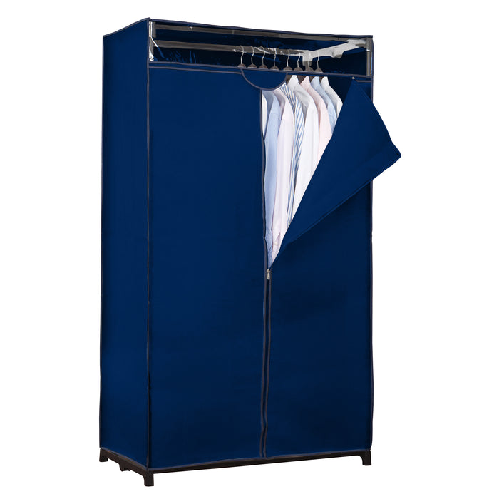 Simplify 36 in. Wide Portable Steel Closet-Navy