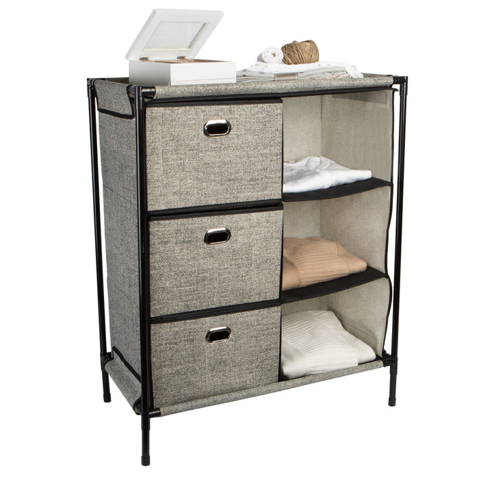 Simplify 6-Grid Storage Organizer-Black