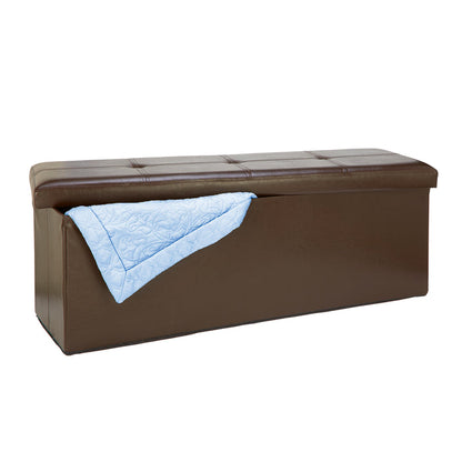 Simplify Triple Folding Ottoman-Chocolate