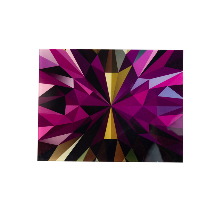 Small Tea Box - Geometric Pink