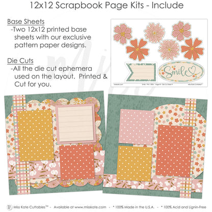 Smile-Pink - Page Kit