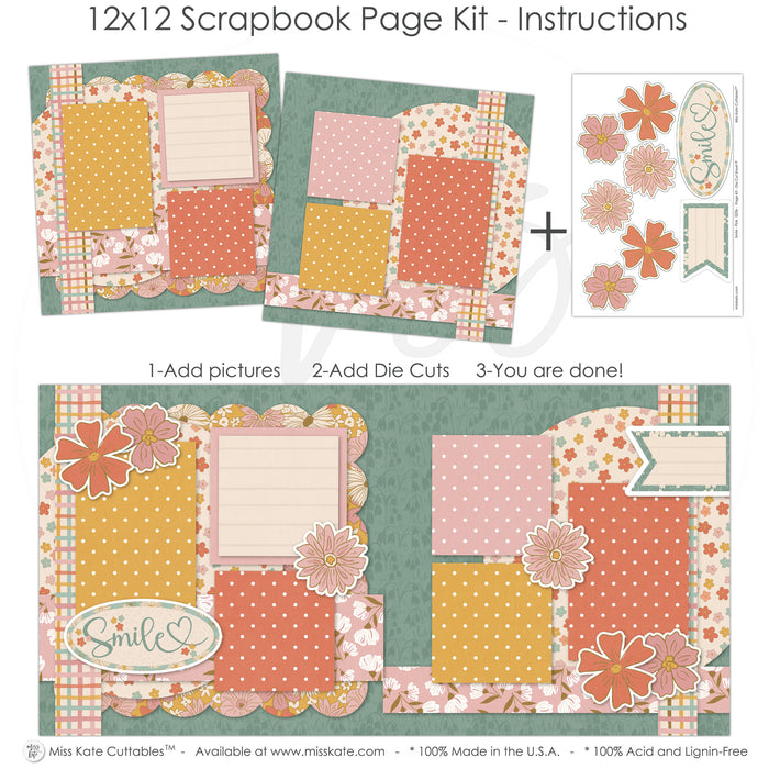 Smile-Pink - Page Kit