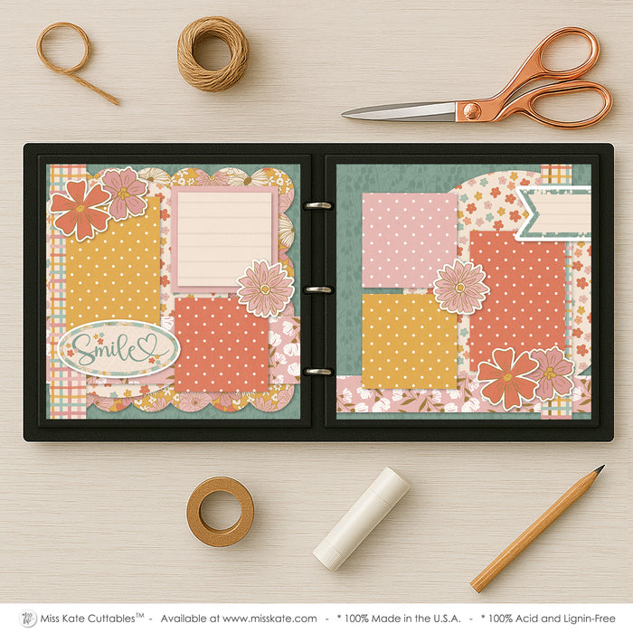 Smile-Pink - Page Kit