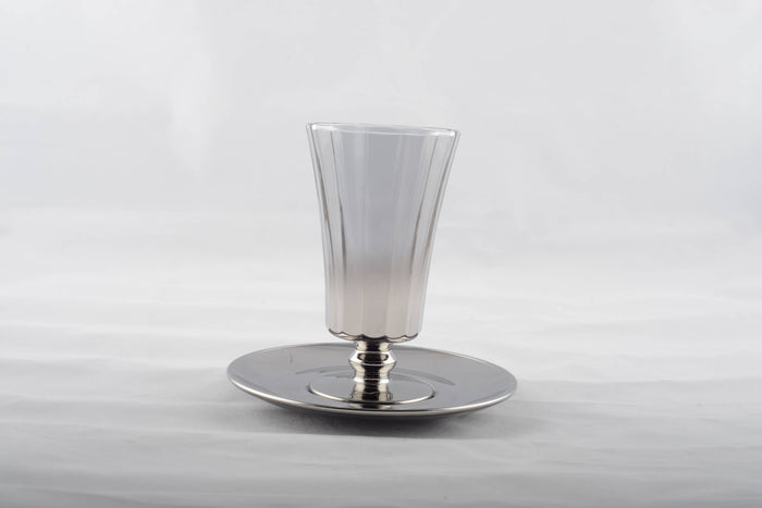 Smoked Kiddush Glass