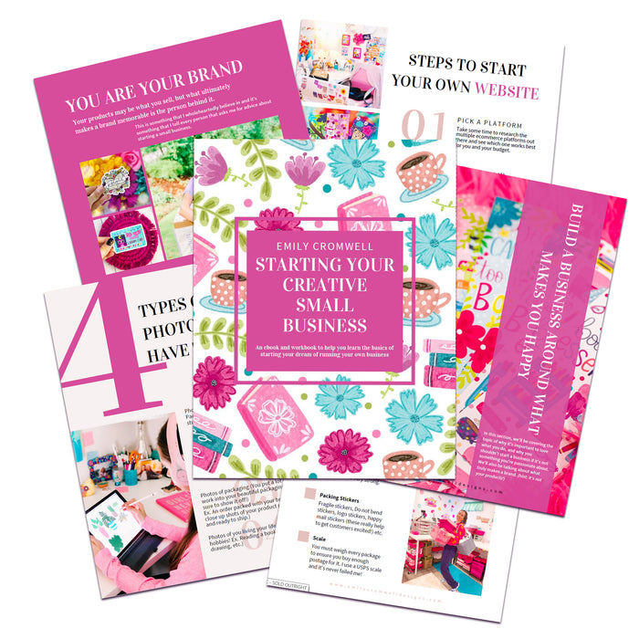 Starting Your Creative Small Business e-book DIGITAL DOWNLOAD