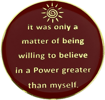 Stood in the Sunlight 34 Year Specialty AA Recovery Medallion - Tri-Plated Thirty-Four Year Chip/Coin