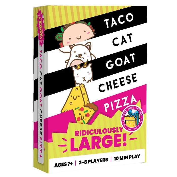 Taco Cat Goat Cheese Piza Ridiculously Large