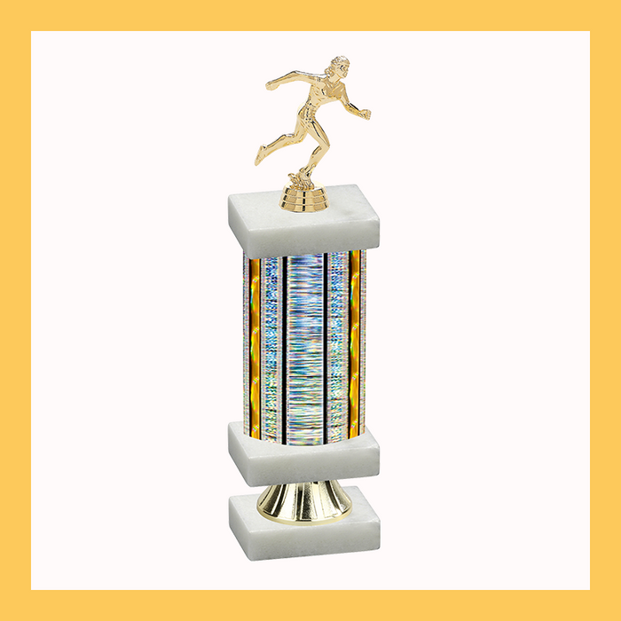 Track & Field Column Riser Trophy