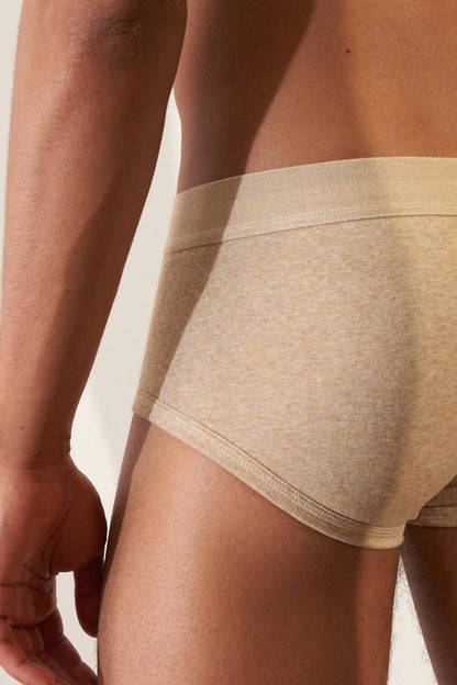 Trunk in Organic Cotton Rib - Sand Stone.kin