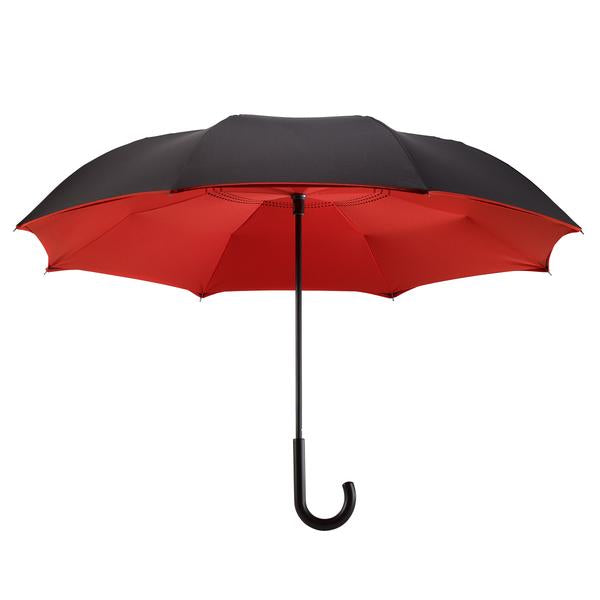 Umbrella - Reverse Close Black and Red