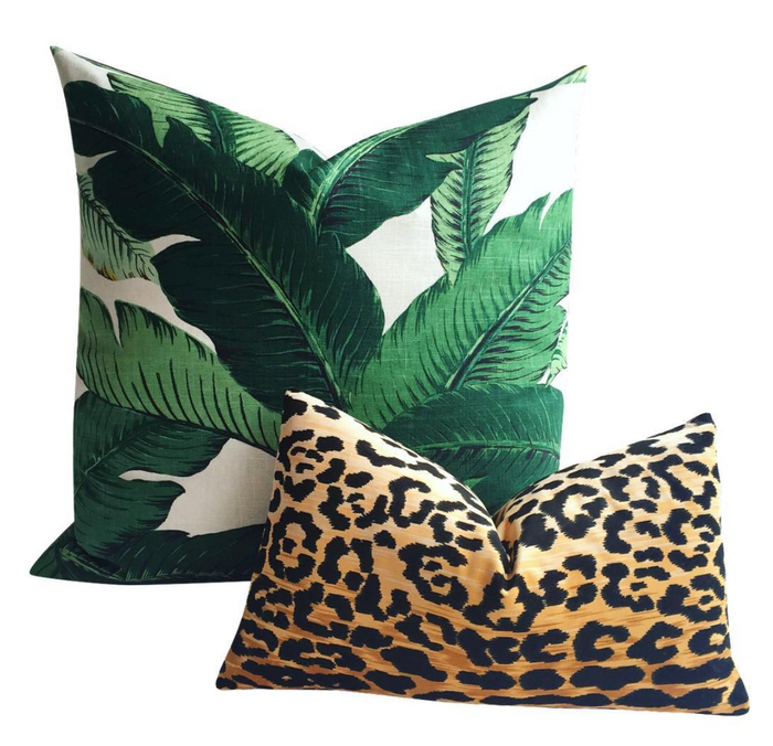 Veronica: A Velvet Leopard Pillow Cover - Annabel Bleu