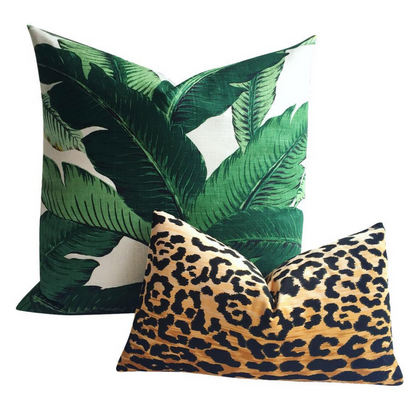 Veronica: A Velvet Leopard Pillow Cover - Annabel Bleu