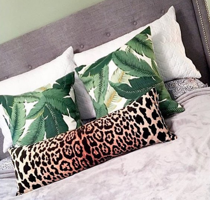 Veronica: A Velvet Leopard Pillow Cover - Annabel Bleu