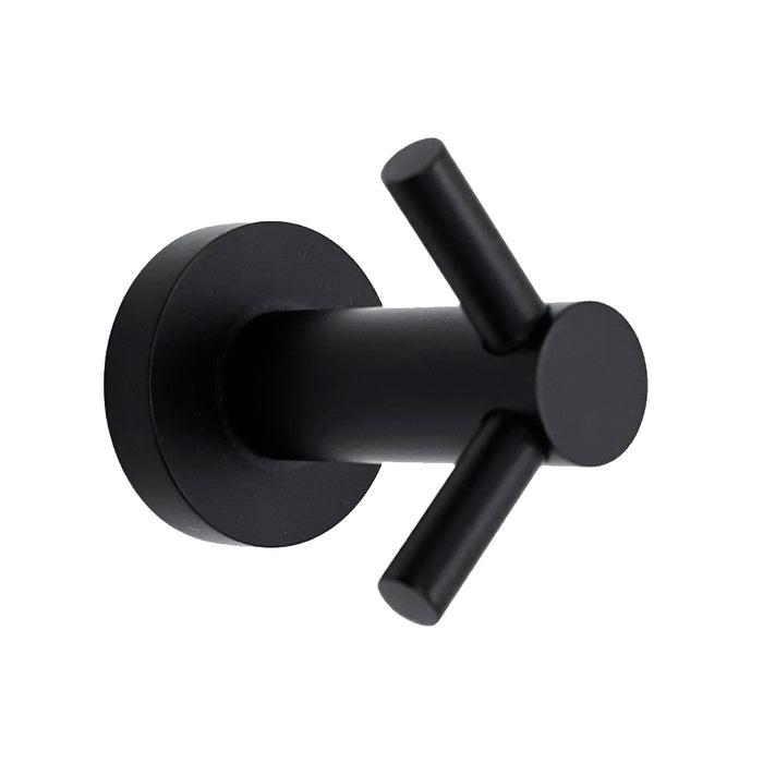 Vivid Matte Black Wall Hook